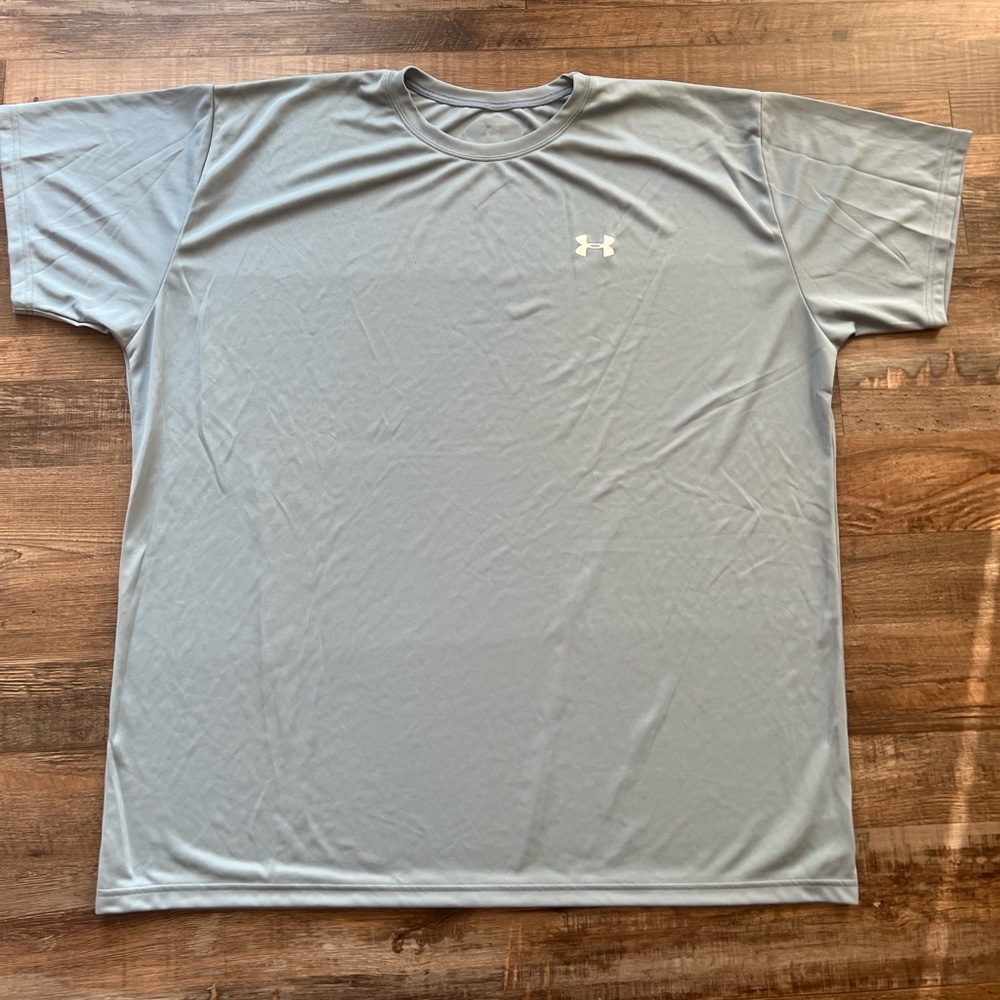 NWOT - Under Armour Heat Gear Jersey - Short Sleeves - Light Blue - XXL